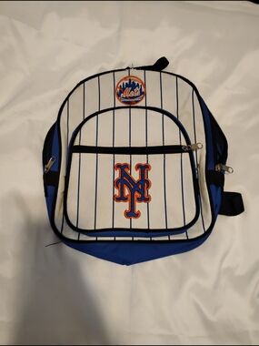 Kids MLB Mini Backpack - Blue & White Pinstripe
